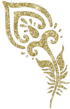 Charger l'image dans la galerie, Transfert thermocollant Motif Grande Plume pailletée ou unie