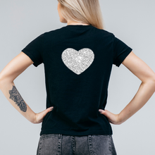 Charger l'image dans la galerie, Transfert thermocollant Motif Gros Coeur Pailleté