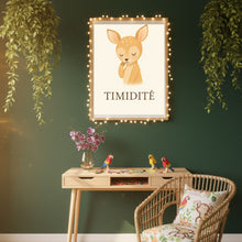 Charger l'image dans la galerie, Affiche Émotion Enfant – Timidité | Biche Douce & Apaisante | Kit Digital Montessori