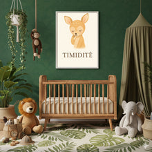 Charger l'image dans la galerie, Affiche Émotion Enfant – Timidité | Biche Douce & Apaisante | Kit Digital Montessori