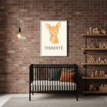 Charger l'image dans la galerie, Affiche Émotion Enfant – Timidité | Biche Douce & Apaisante | Kit Digital Montessori