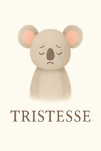 Charger l'image dans la galerie, Affiche Émotion Enfant – Tristesse | Koala Doux & Réconfortant | Kit Digital Montessori