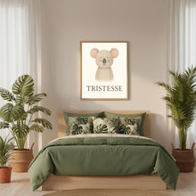 Charger l'image dans la galerie, Affiche Émotion Enfant – Tristesse | Koala Doux & Réconfortant | Kit Digital Montessori