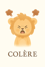 Charger l'image dans la galerie, Affiche Émotion Enfant – Colère | Lionceau Doux & Expressif | Kit Digital Montessori