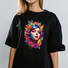 Charger l&#39;image dans la galerie, T-shirt Femme Art graphique coloré n°10
