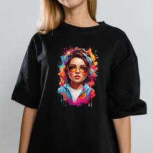 Charger l&#39;image dans la galerie, T-shirt Femme Art graphique coloré n°12
