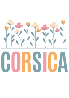 Transfert thermocollant corsica fleurs pastel