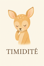 Charger l'image dans la galerie, Affiche Émotion Enfant – Timidité | Biche Douce &amp; Apaisante | Kit Digital Montessori
