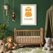 Charger l'image dans la galerie, Affiche Émotion Enfant – Calme | Paresseux Doux &amp; Apaisant | Kit Digital Montessori
