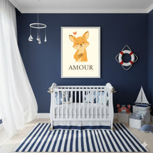 Charger l'image dans la galerie, Affiche Émotion Enfant – Amour | Renard Doux &amp; Affectueux | Kit Digital Montessori
