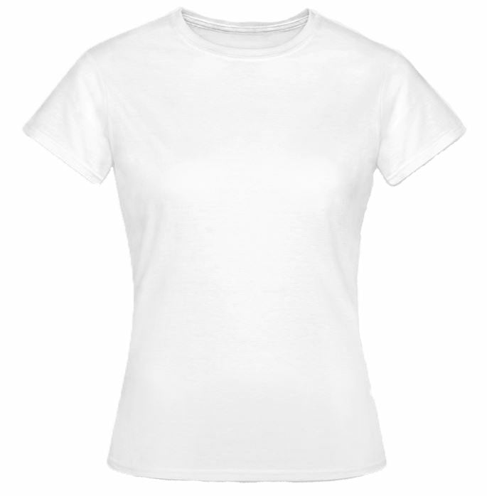 T-shirt femme personnalisable col rond logo