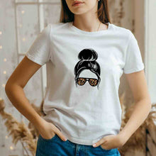Charger l&#39;image dans la galerie, T-shirt Femme à Manches Courtes Visage 2
