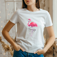 Charger l&#39;image dans la galerie, Transfert thermocollant Flamant Rose
