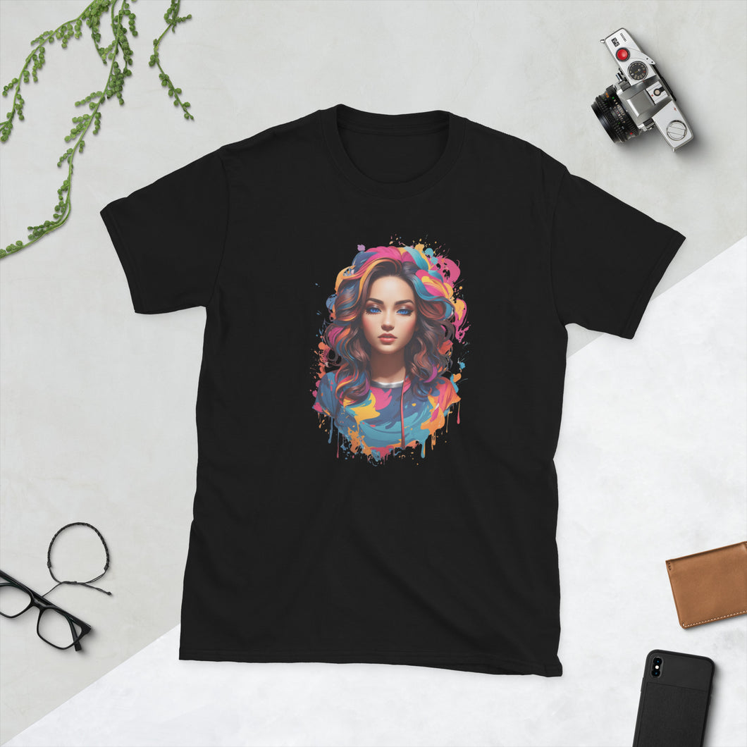 T-shirt Femme Art graphique coloré n°1