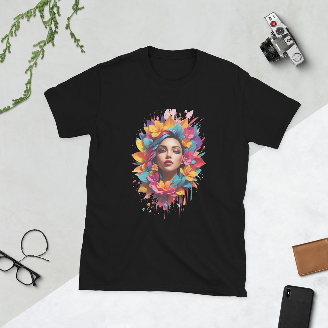 T-shirt Femme Art graphique coloré n°3