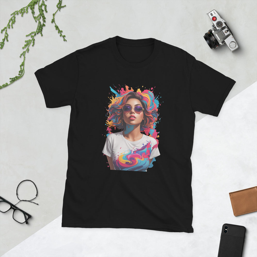 T-shirt Femme Art graphique coloré n°9