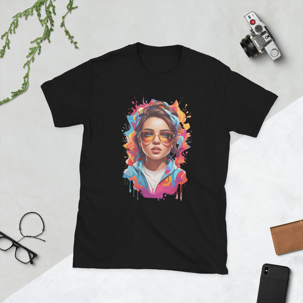 T-shirt Femme Art graphique coloré n°12