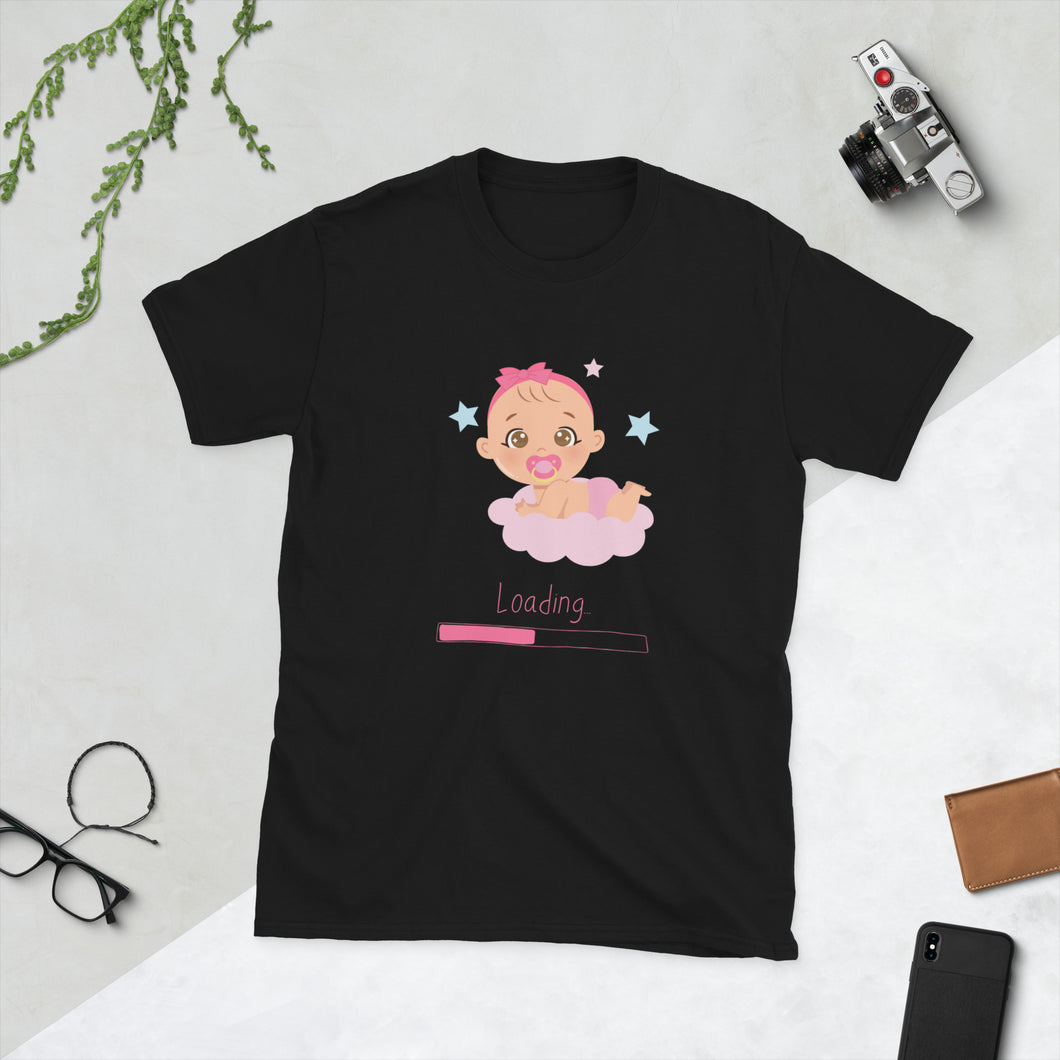 T-shirt Femme à Manches Courtes Loading Baby Fille