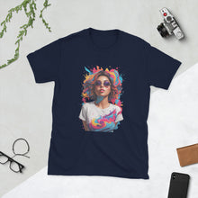 Charger l&#39;image dans la galerie, T-shirt Femme Art graphique coloré n°9
